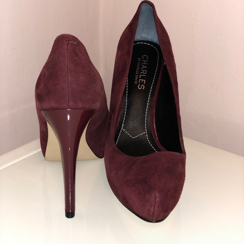 Charles by Charles David Burgundy Pumps